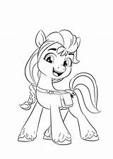 Little Ponies Coloring Pages sketch template