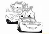 Cars Lightning McQueen With Friend A4 Disney Coloring Page  Free sketch template