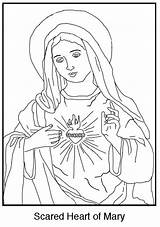 Mother Mary Coloring Page At GetColoringscom  Free Printable sketch template