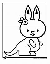 Kangaroo coloring pages To Download And Print For Free sketch template