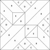 Quilt Block Coloring Pages For Kids Sketch Page sketch template