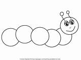 Printable Caterpillar Coloring Pages For Kids sketch template