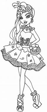 Free Printable Ever After High Coloring Page Duchess Swan  sketch template