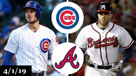 Chicago Cubs vs Atlanta Braves Highlights | April 1, 2019 - YouTube