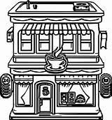 Restaurant Coloring Pages – Printable FREE sketch template