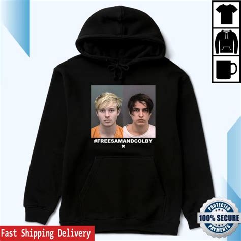 Official Sam And Colby Merch Store Shopxplr Sam And Colby Mugshot Hot Shirt Xplr SamAndColby ...