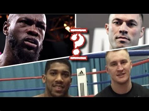 Wilder vs Parker and AJ vs Wallin: Done deal? #ldbc - YouTube