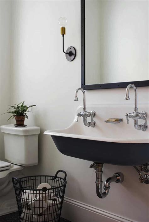 Black Farmhouse Bathroom Sink Faucet