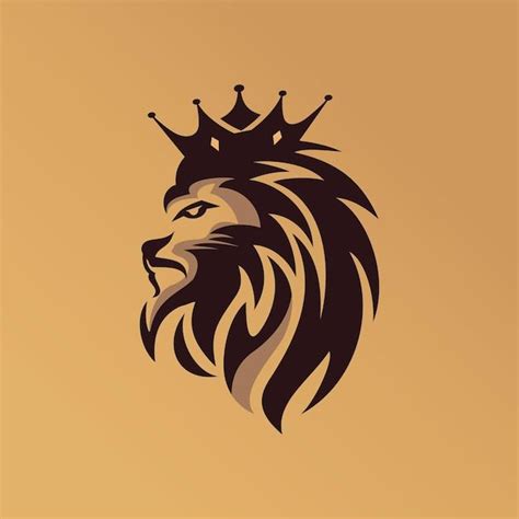 Premium Vector | Lion king logo design | Lion silhouette, Lion pictures ...
