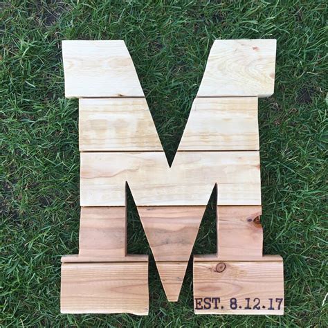 Reclaimed Wood Letter Cutouts - Etsy