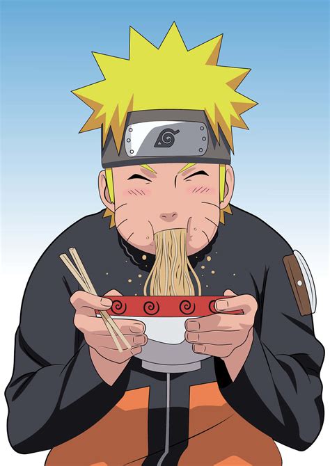 Naruto Eating Ramen Wallpaper