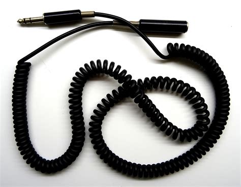 Stereo Coiled Extension Jack Cable Free Stock Photo - Public Domain ...