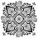 Art Zentangle Pictures Coloring Pages sketch template