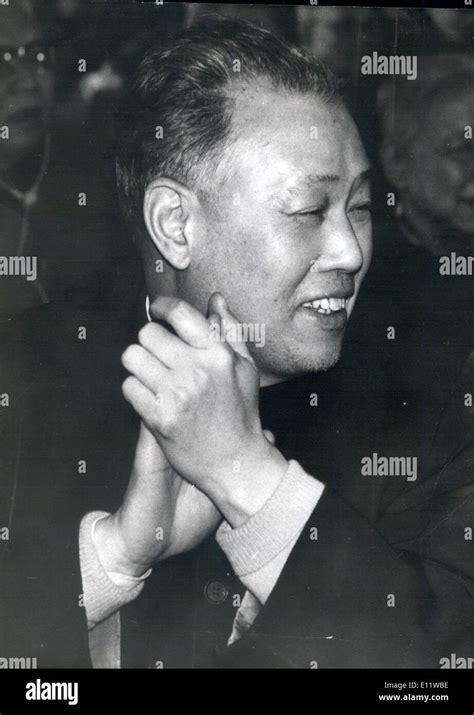 Sep. 01, 1980 - Prime Minister Zhao Ziyang of communist China in Peking Stock Photo - Alamy