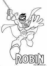 Dc Robin Coloring Pages sketch template
