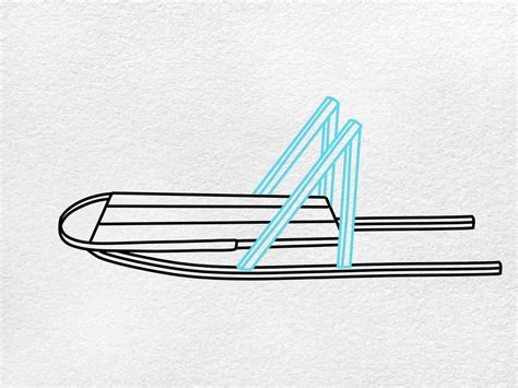 Easy Dog Sled Drawing - HelloArtsy