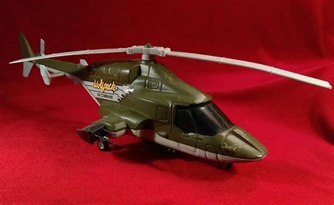 15" die-cast AIRWOLF helicopter + truck / "Wolfpack Air Command" variant by ERTL | #1882289707