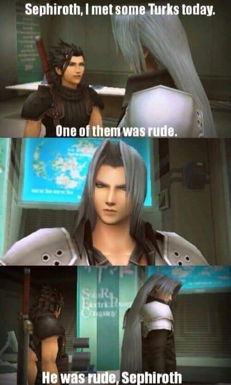 Coral! I mean.. Sephiroth! : memes Final Fantasy Funny, Final Fantasy ...