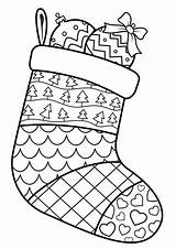 Christmas Sock coloring page  Free Printable Coloring Pages sketch template