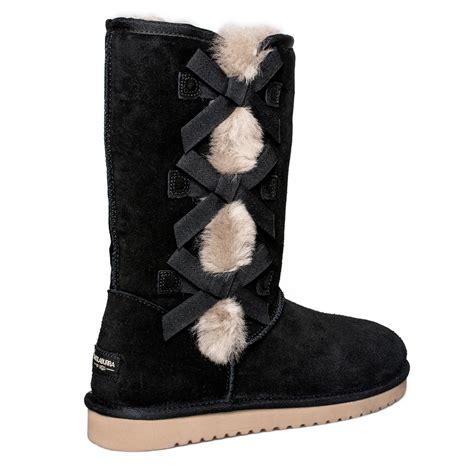 Koolaburra By UGG Victoria Tall Black Boots - Women's - MyCozyBoots