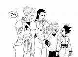 Coloring Pages Hunter X Hunter  WONDER DAY — For sketch template