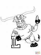 UT Longhorn Mascot coloring Page  Free Printable Coloring Pages sketch template