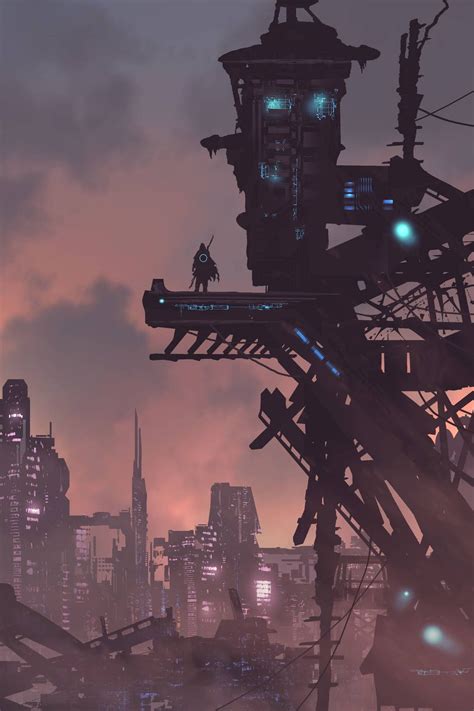 Tadow #cyberpunk #music #art | Fantasy concept art, Fantasy art landscapes, City landscape