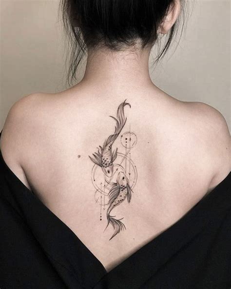 25 Unique & Beautiful Back Tattoos for Women, Females or Girls