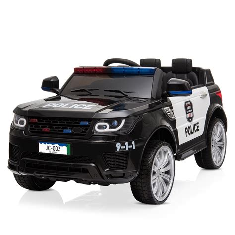 Kids Ride On Toys Police Car, URHOMERPO 12 Volt Ride on Cars with Remote Control, Power 4 Wheels ...