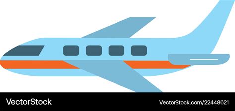 Airplane flight cartoon Royalty Free Vector Image