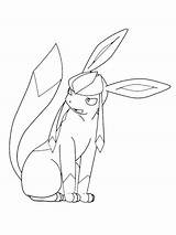 Pokemon Glaceon coloring pages  Free Printable sketch template