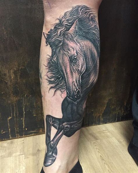 horse black and grey | Mystic Eye Tattoo | Flickr