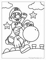 Free Printable Super Mario Galaxy Coloring Pages sketch template