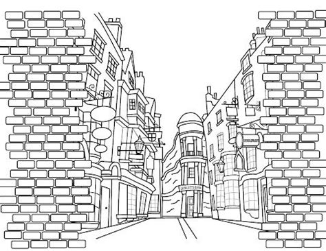 Harry Potter Diagon Alley, Dotted Line, Summer Break, Coloring Pages, Quote Coloring Pages, Kids ...