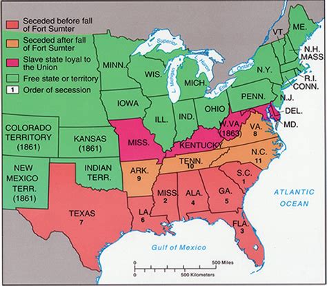 War Declared: States Secede from the Union! - Kennesaw Mountain National Battlefield Park (U.S ...