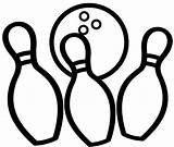9 Simple Bowling Coloring Pages For Children  sketch template