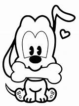 Baby Disney Characters Coloring Pages sketch template
