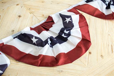 72" x 12" Patriotic Bunting Garland American Flag Polyester