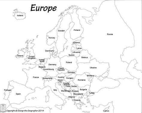 World map with countries, Europe map printable, Free printable world map