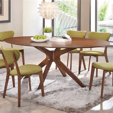 √ Modern Oval Dining Table Set For 6 - Tia Reed