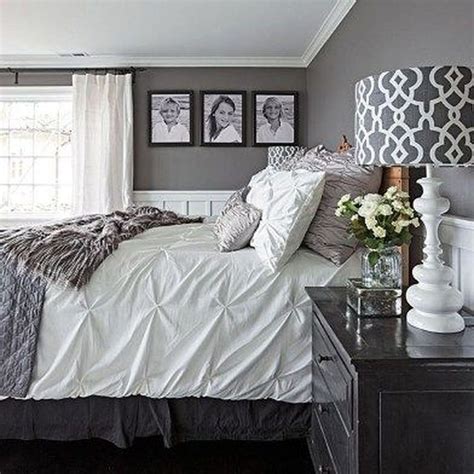 Inspiring Romantic Master Bedroom Ideas For Burning Love 09 Dark Gray ...