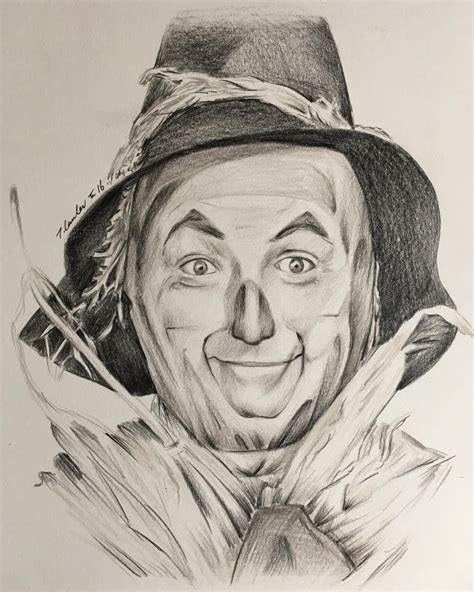 The Wizard of Oz Scarecrow pencil drawing by billyboyuk on DeviantArt