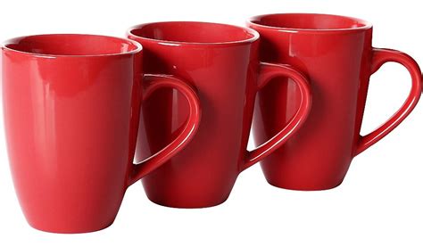 Red Mug - Set of 3 | Cups & Mugs | George at ASDA