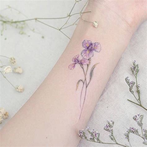 37+ Best Iris flower tattoo designs ideas