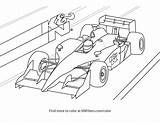 Race Car Track Coloring Pages For Kids sketch template