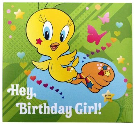 A Message From Tweety Birthday Greeting Card with Lights by Hallmark ...