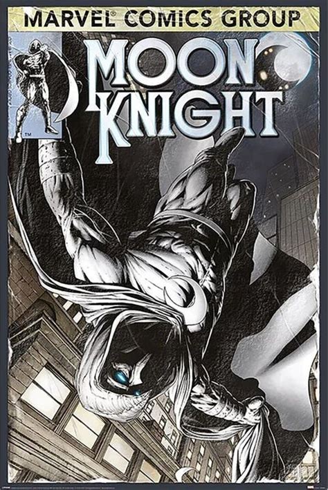 Poster Moon Knight - Comic Book Cover | Wall Art, Gifts & Merchandise ...