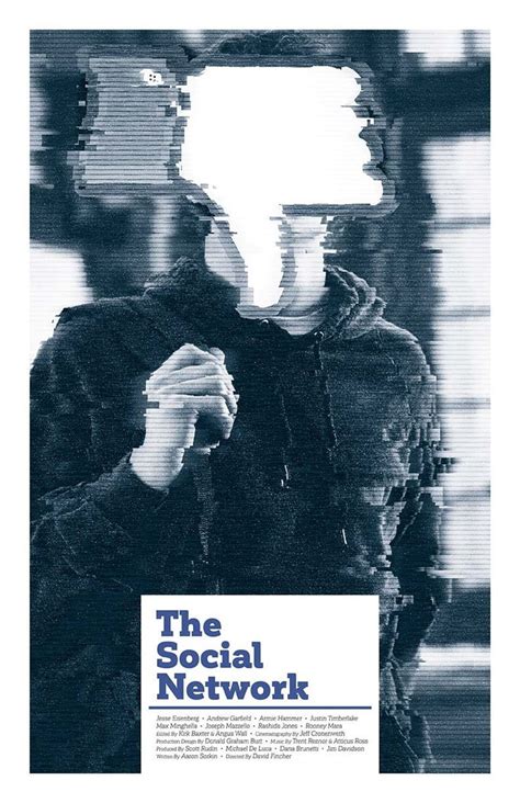 The Social Network Film Poster - Etsy