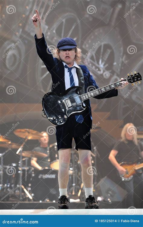 AC/DC Angus Young during the Concert Editorial Stock Image - Image of concert, young: 185125014