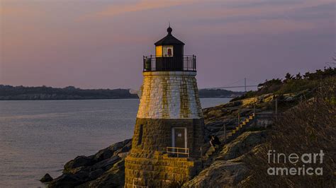 Sunset from Castle Hill Lighthouse. Photograph by New England Photography - Fine Art America